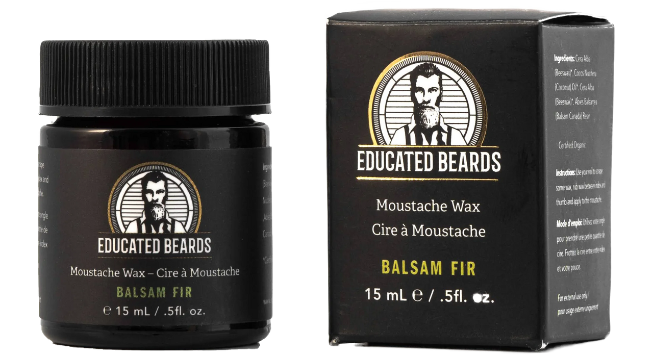 Educated Beard - Moustache Wax - Balsam Fir