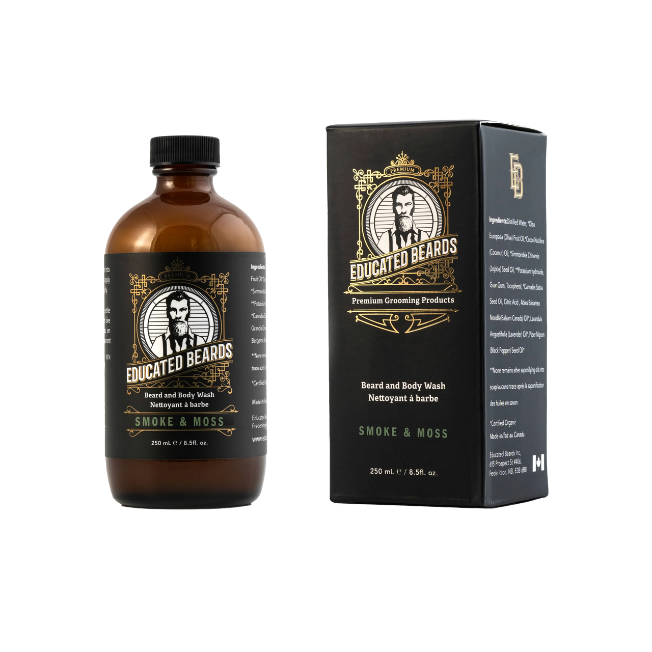 Educated beard - Beard Wash - Smoke & Moss